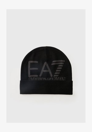 EA7 Emporio Armani, MOUNTAIN VISIBILITY UNISEX - Плетена шапка - black/dark grey
