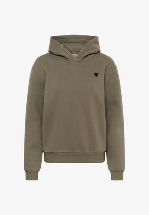 Kaffe, KALIDDY HOODIE - Sweat à capuche - morel w. black heart