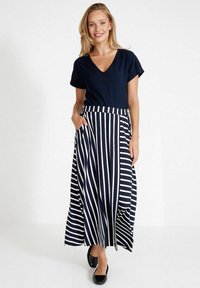 Holebrook ASTA - Maxi szoknya - navy white