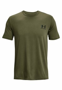 LEFT CHEST LOGO - T-shirts med print - marine od green