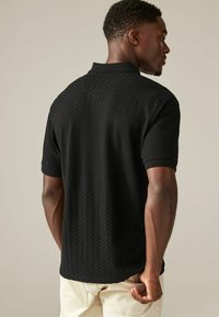 Next ZIP NECK SMART REGULAR FIT - Polo - black