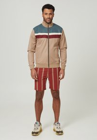 4funkyflavours Sudadera con cremallera - beige