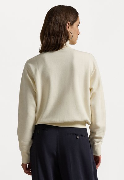 Polo Ralph Lauren FLEECE QUARTER ZIP - Športni pulover - clubhouse cream