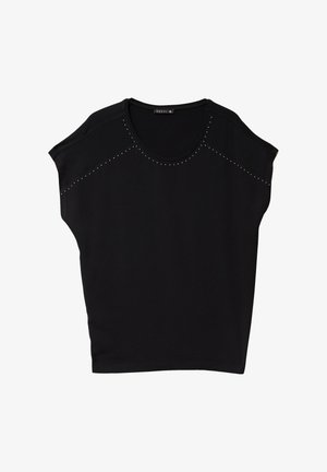 Breal, BREAL BREAL ZWEIFARBIGES T-SHIRT MIT KURZEN ÄRMELN - T-shirt basique - noir