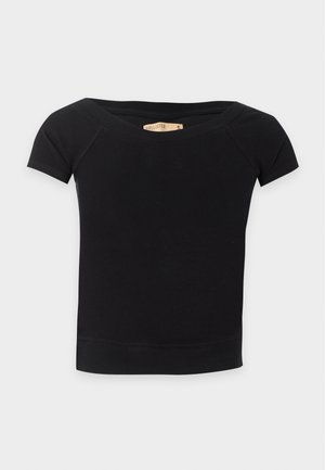 Hollister Co., BANDED SCOOP TEE - T-shirt basique - black