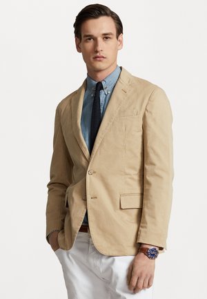 POLO MODERN STRETCH CHINO SUIT JACKET - Blazer jacket - monument tan