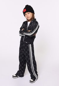 HUGO Kids Sweat zippé - black