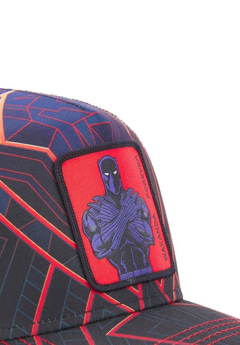 Herren Mützen | Capslab UNISEX MARVEL BLACK PANTHER TRUCKER Cap black panther red blue/blau - KA85743 Herren Mützen | Capslab UNISEX MARVEL BLACK PANTHER TRUCKER Cap black panther red blue/blau - KA85743
