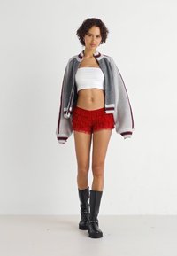 Jaded London RHEA BLOOMERS - Kratke hlače - red