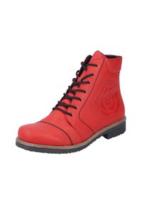 Rieker Bottines à lacets - rot