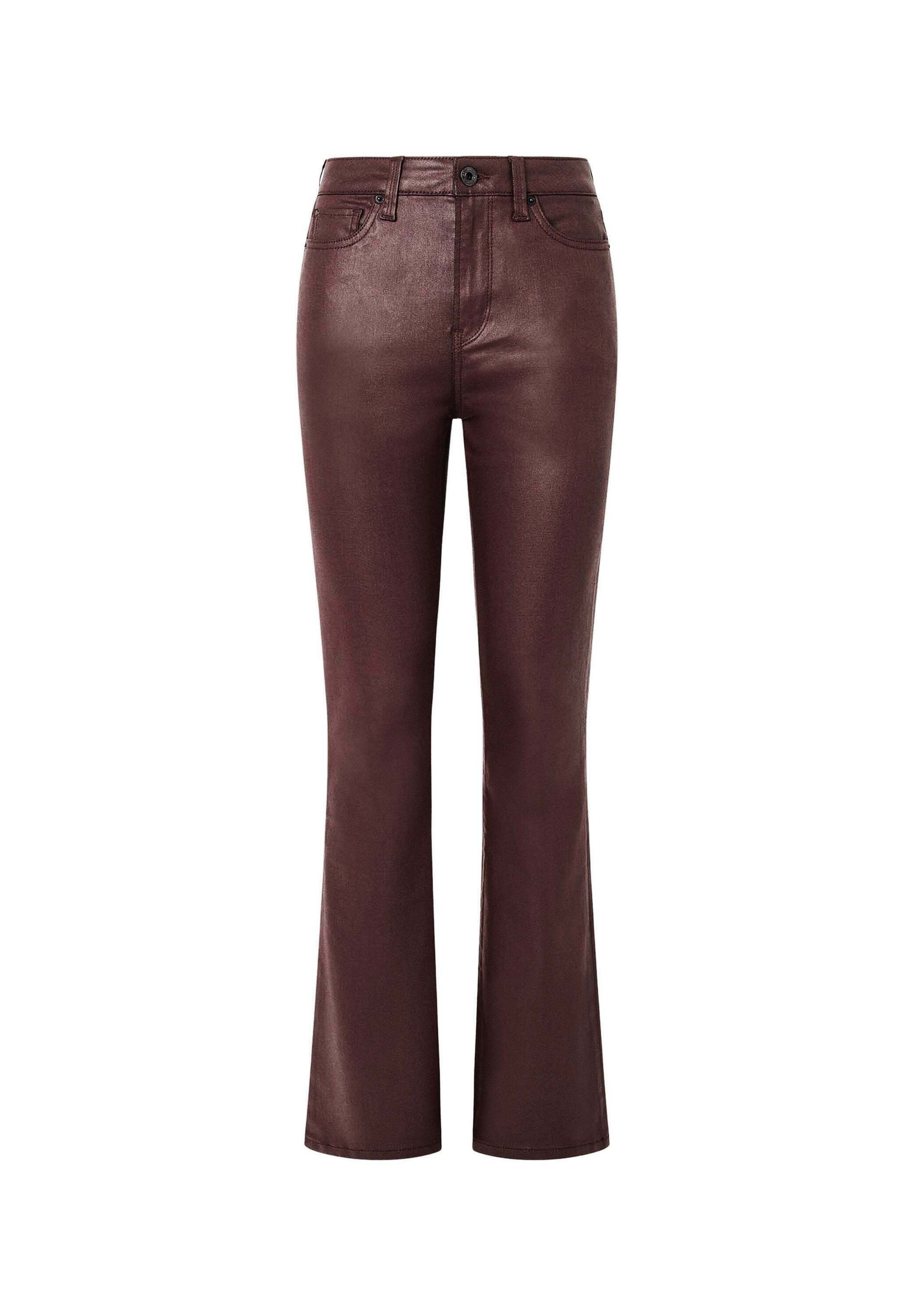 Pepe Jeans FLARE HW DION - Bootcut jeans - burgundy red/bordeauxrood -  Zalando.nl