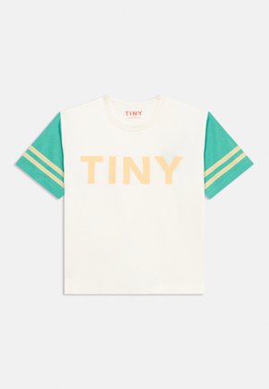 TINYCOTTONS STRIPES LOGO UNISEX - T-shirt imprimé - off-white