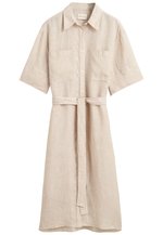 GANT MIDI DRESS - Vestido Informal - Evening Blue/azul Marino