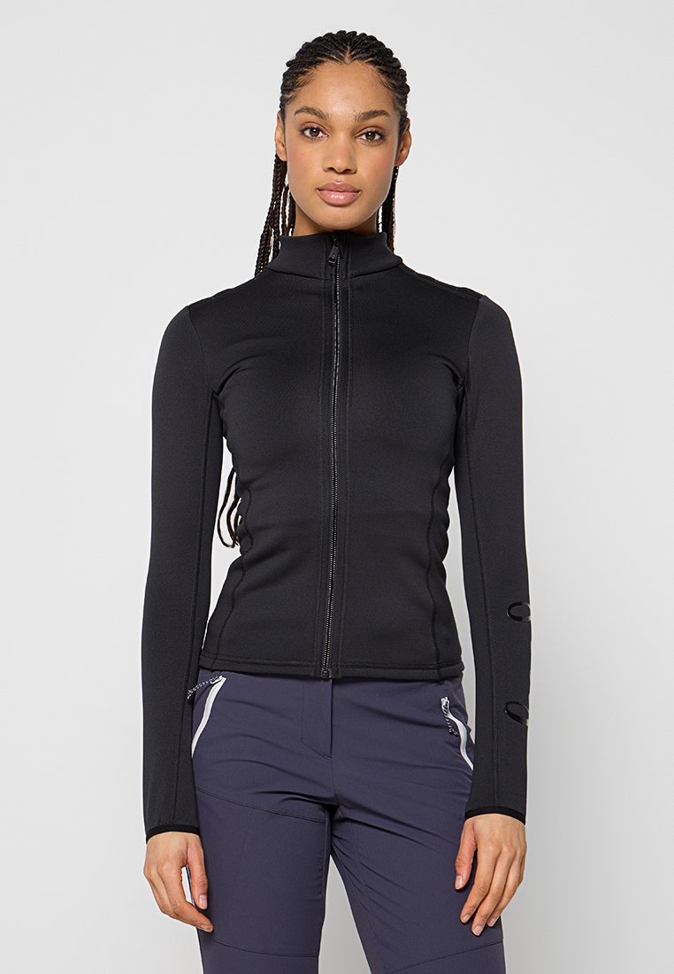 Head Sweater met rits zwart
