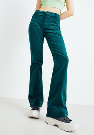 Jean flare - green
