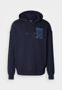 EMBROIDERED ARTWORK HOODIE - Ikdienas džemperis - night