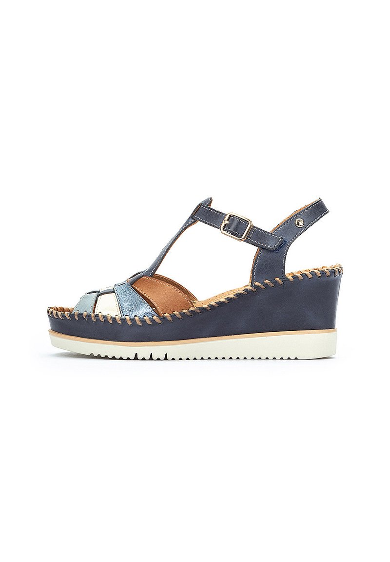 Pikolinos AGUADULCE - Sandalias de cuña - blue