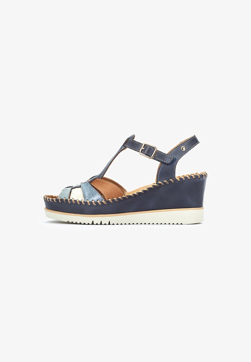 Pikolinos AGUADULCE - Sandalias de cuña - blue