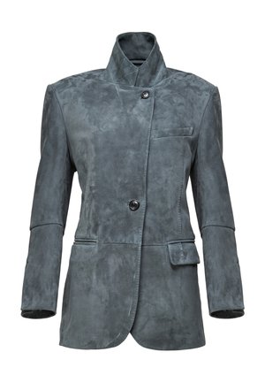 CATERINA - Veste en cuir - blue