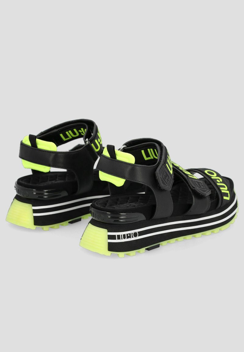 Damen Sneaker | LIU JO Plateausandalette black neon yellow/schwarz - AH05733 Damen Sneaker | LIU JO Plateausandalette black neon yellow/schwarz - AH05733