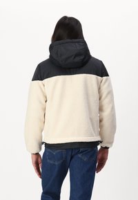 K-Way Giacca in pile - ecru/black pure
