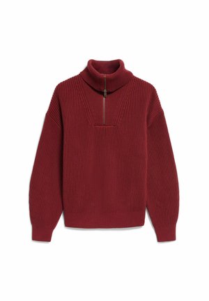 ARMEDANGELS, VANISÉ RIB - Maglione - velvet red-light velvet red