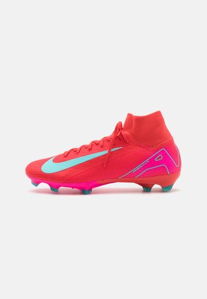 ZOOM 10 PRO FG - Moulded stud football boots - ember glow/aurora green