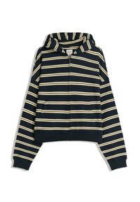 STRIPED - Cipzáras pulóver - royal blue