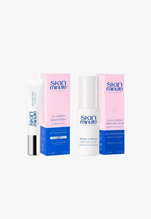 Skin Minute Switzerland, DUO GEL SNAP SPOT + SÉRUM S-DÉTOX SPRAY ANTI-ACNÉ - Set de soins du visage - white
