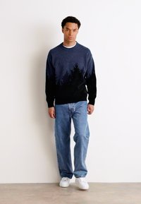 BOSS KEVEREST - Strickpullover - open blue