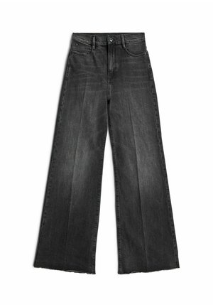 G-STAR, DECK ULTRA HIGH WIDE LEG JEANS - Wide Leg - antic charcoal