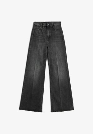 G-STAR, DECK ULTRA HIGH WIDE LEG JEANS - Wide Leg - antic charcoal