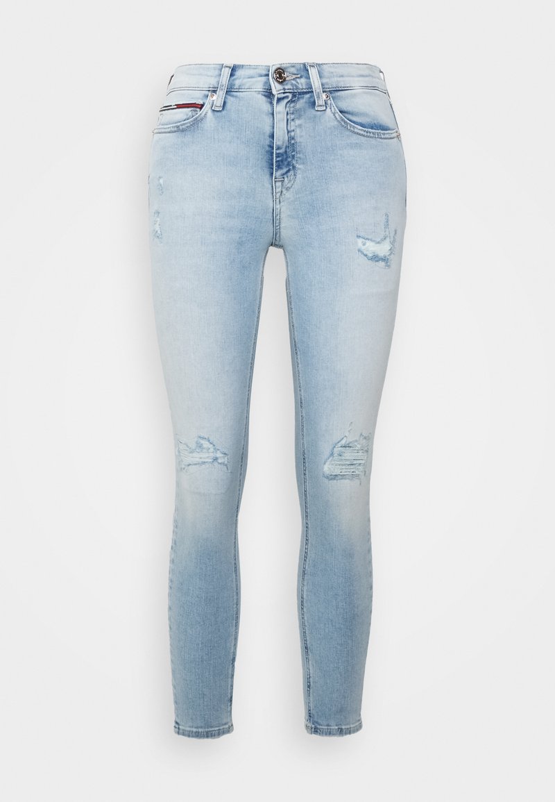 Tommy Jeans NORA MR ANKLE Jeans Skinny Fit denim light/ljusblå