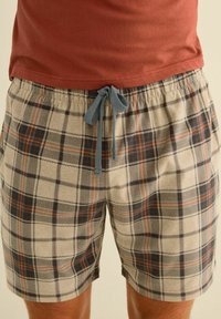 Next MOTIONFLEX COSY SET - Komplet pidžame - orange tan check