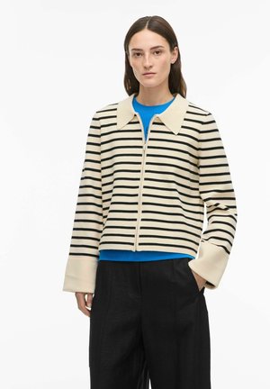 GESTREIFTE - Neuletakki - birch