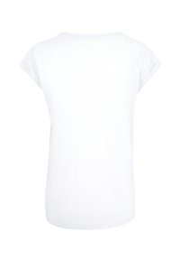 White short-sleeve t-shirt, soft cotton fabric, round neckline, relaxed fit, no visible seams, smooth texture, simple design.