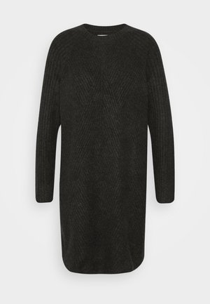 ONLY ONLCAROL LS  - Abito in maglia - dark grey melange