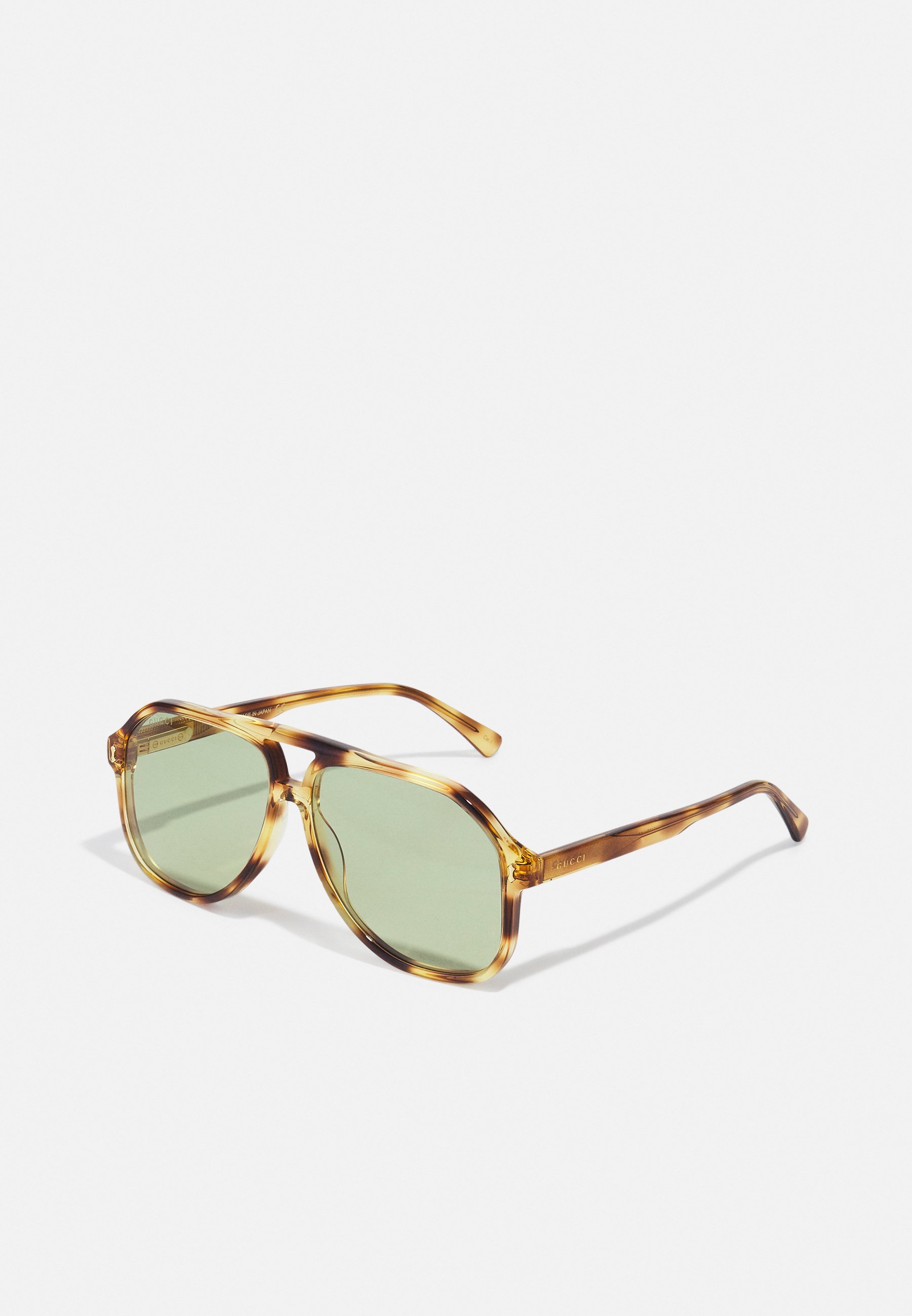 Gucci Sunglasses - havana green/dark brown - Zalando