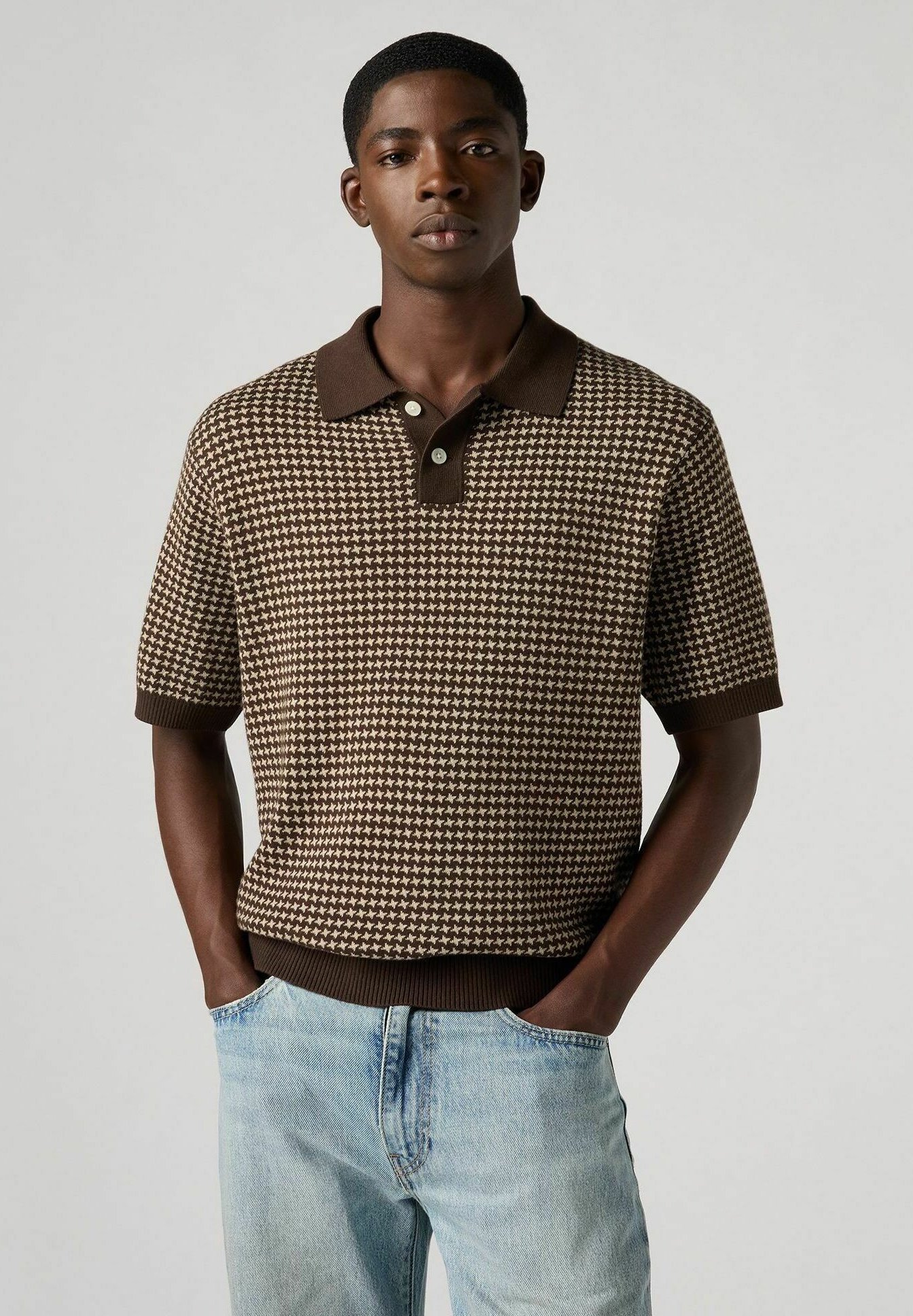 トップス Standard Seed Stitch Polo OVY Standard Seed Stitch Polo | OVY