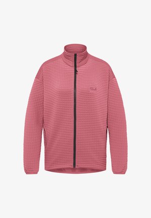 Jack Wolfskin, JACK WOLFSKIN MOGARI FZ W - Fleece jacket - evening rose