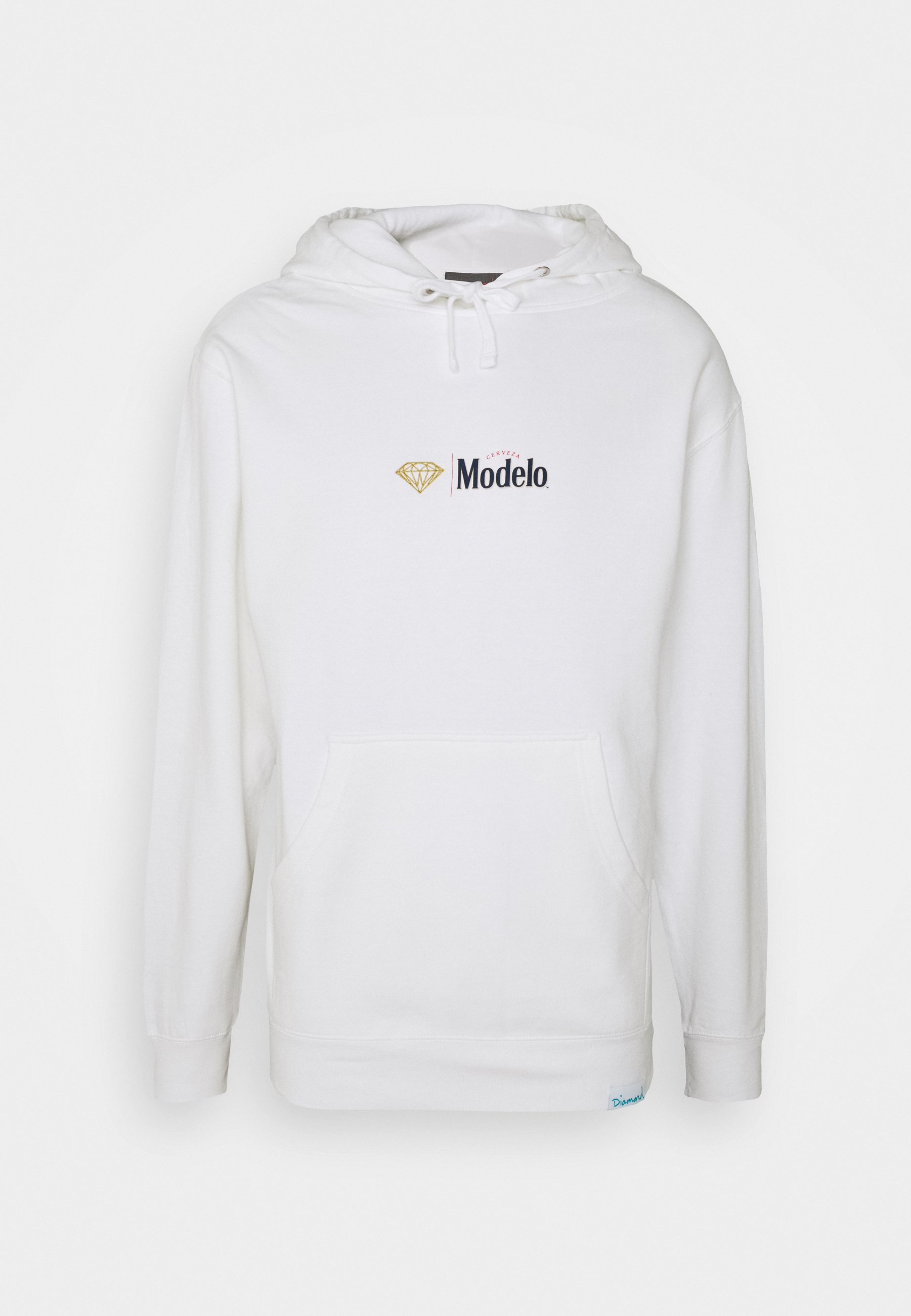 Diamond Supply Co. ESPECIAL HOODIE Hoodie white Zalando.no Diamond Supply Co. FIGHT HOODIE - Hoodie - white