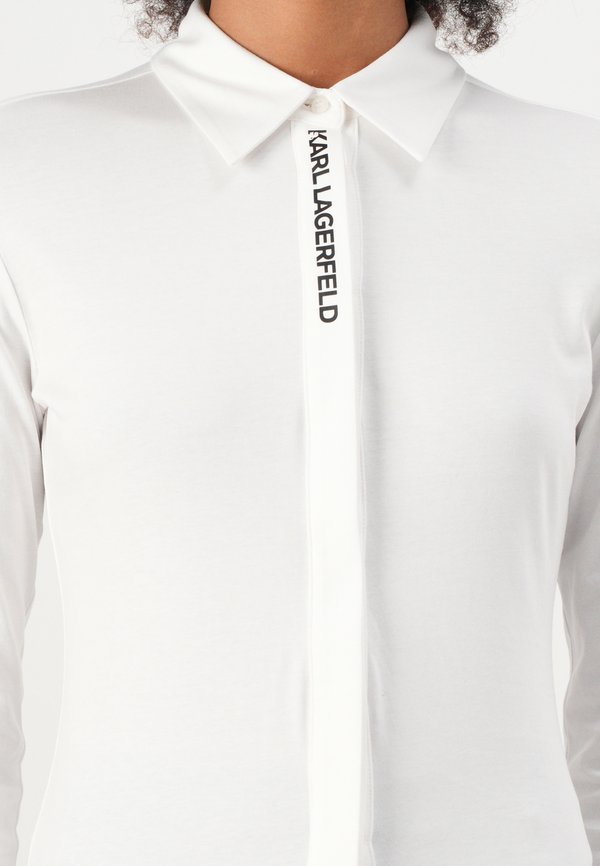 ELONGATED LOGO BUTTON SHIRT - Button-down blouse2