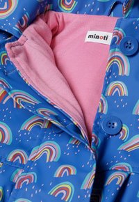 MINOTI SHOWERPROOF - Regnjacka - blue pink