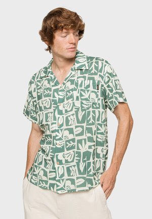 Kaotiko NATURE ABSTRACT UNISEX - Bluza s gumbima - green