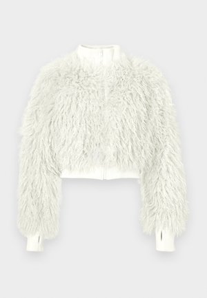 CROPPED OVERSIZED TURTLE  - Χειμωνιάτικο μπουφάν - cream