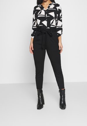 Stoffhose - black