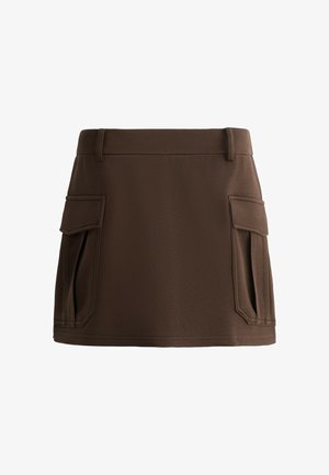 OYSHO, Šortková sukňa - mottled light brown