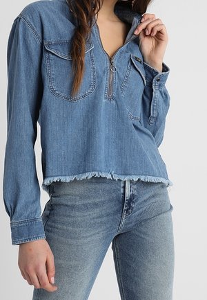 Bluse - blue