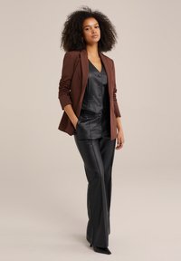 WE Fashion Brezrokavnik - black