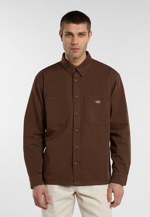 Dickies, 247 GARMENT DYED WORK SHIRT - Shirt - timber brown